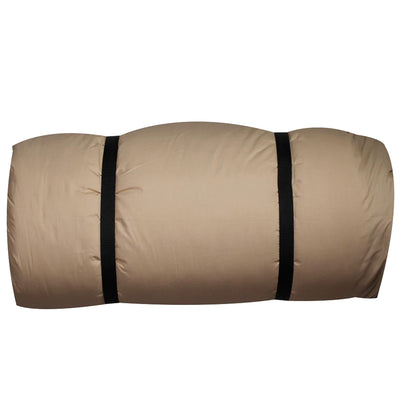 Disc-O-Bed Children's Luxury Duvet Memory Foam Sleep Pad, Cappuccino (Open Box) - VMInnovations