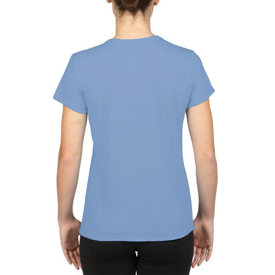 Gildan Womens Small Adult Large Sleeve T-Shirt, Carolina Blue (Open Box)