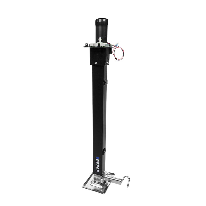 Reese 500708 Pair of Single Output Fifth Wheel Landing Jacks w/ Assembled Motors - VMInnovations