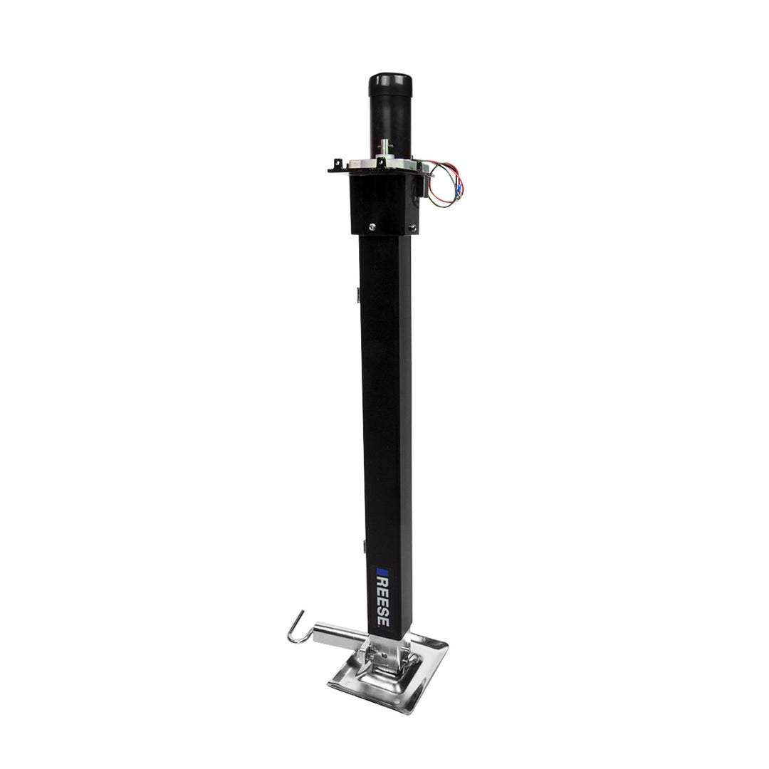 Reese 500708 Pair of Single Output Fifth Wheel Landing Jacks w/ Assembled Motors - VMInnovations