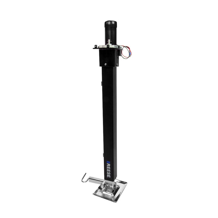 Reese 500708 Pair of Single Output Fifth Wheel Landing Jacks w/ Assembled Motors - VMInnovations