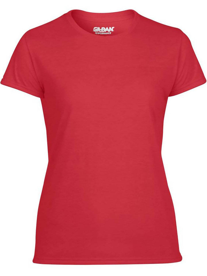 Gildan Missy Fit Womens X-Small Adult Performance Short Sleeve T-Shirt, Red