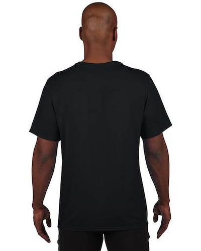 Gildan Mens X-Large Adult Performance Short Sleeve T-Shirt, Black (Open Box)