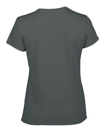 Gildan Womens Medium Adult Performance Short Sleeve T-Shirt, Charcoal (Open Box)