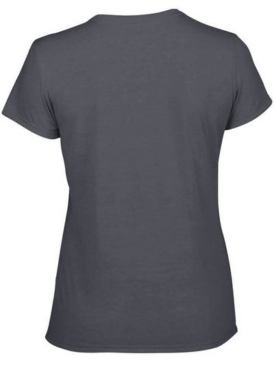Gildan Missy Fit Womens Large Adult Performance Short Sleeve T-Shirt, Charcoal