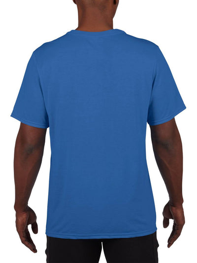 Gildan Mens Small Adult Performance Short Sleeve T-Shirt, Royal Blue (Open Box)