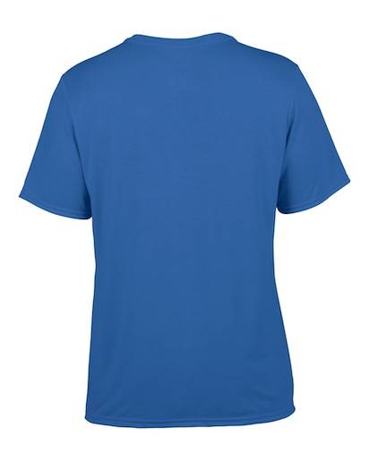 Gildan Mens Large Adult Performance Short Sleeve T-Shirt, Royal Blue (Open Box)