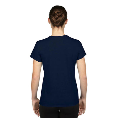 Gildan Missy Fit Women's X-Small Adult Performance Short Sleeve T-Shirt, Navy - VMInnovations