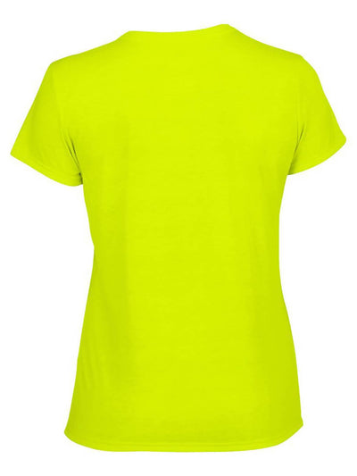 Gildan Missy Fit Womens X-Small Adult Performance Short Sleeve T-Shirt, Yellow