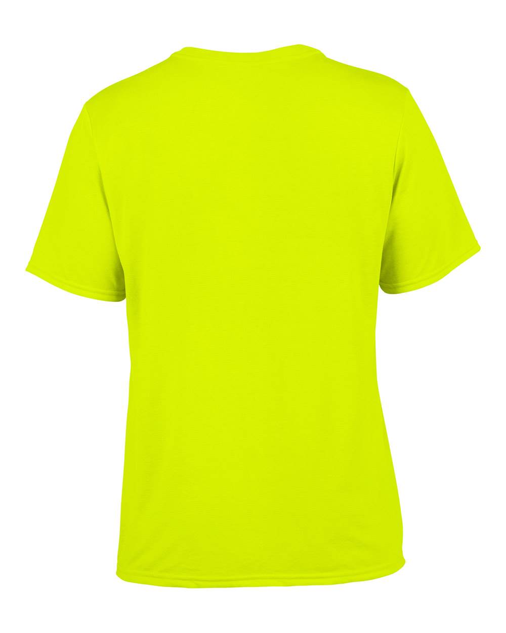 Gildan Mens Large Adult Performance Short Sleeve T-Shirt, Yellow (Open Box)