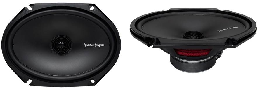 2) Rockford Fosgate R168X2 6x8" 110W 2 Way + 2) R165X3 6.5" 90W 3 Way Speakers