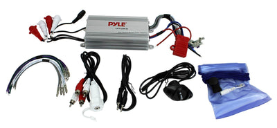 New Pyle PLMRMP3A 4 Channel Marine Waterproof MP3/iPod Power Audio Amplifier Amp