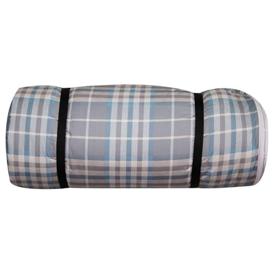 Disc-O-Bed Duvalay Luxury Memory Foam Sleeping Pad & Duvet, Plaid (Open Box) - VMInnovations