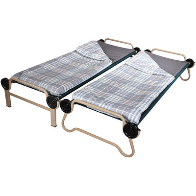 Disc-O-Bed Duvalay Child Memory Foam Sleep Pad/Duvet, Ocean Plaid - VMInnovations