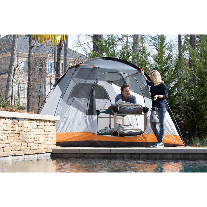 Disc-O-Bed Duvalay Luxury Memory Foam Sleeping Pad & Duvet, Plaid (Open Box) - VMInnovations