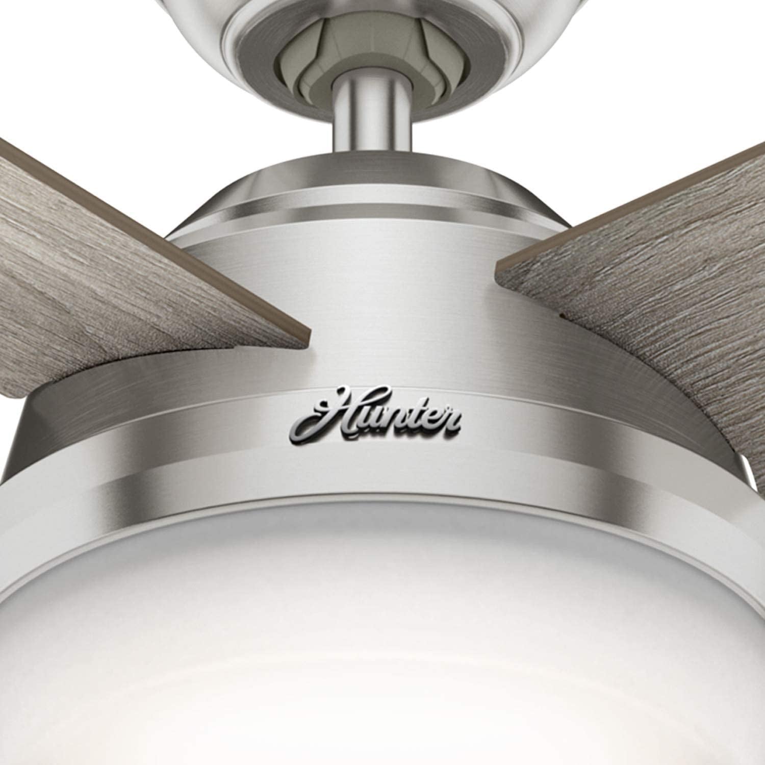 Hunter Fan Company Dempsey Ceiling Fan, LED Light & Remote, Grey Oak (Open Box)