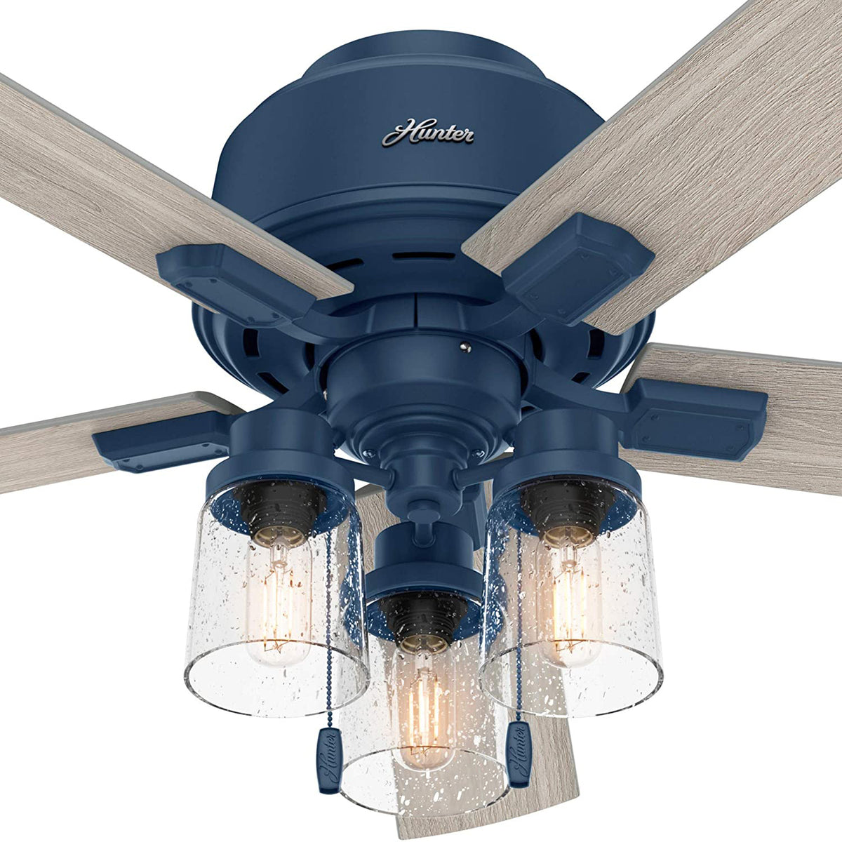 Hunter Fan Company Hartland 52" Indoor Home Low Profile Ceiling Fan w/ LED Light