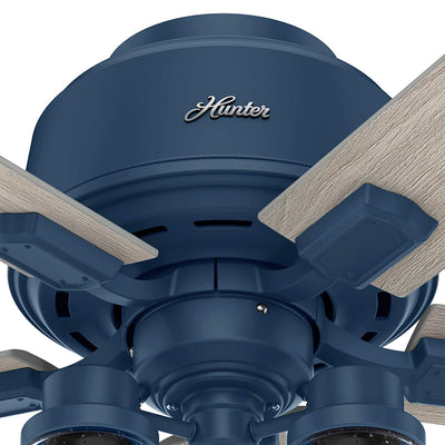 Hunter Fan Company Hartland 52" Indoor Home Low Profile Ceiling Fan w/ LED Light