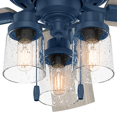Hunter Fan Company Hartland 52" Indoor Home Low Profile Ceiling Fan w/ LED Light