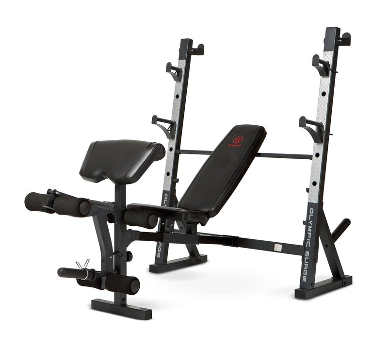 Marcy Diamond Olympic Surge Multipurpose Home Gym Workout Weight Bench | MD857