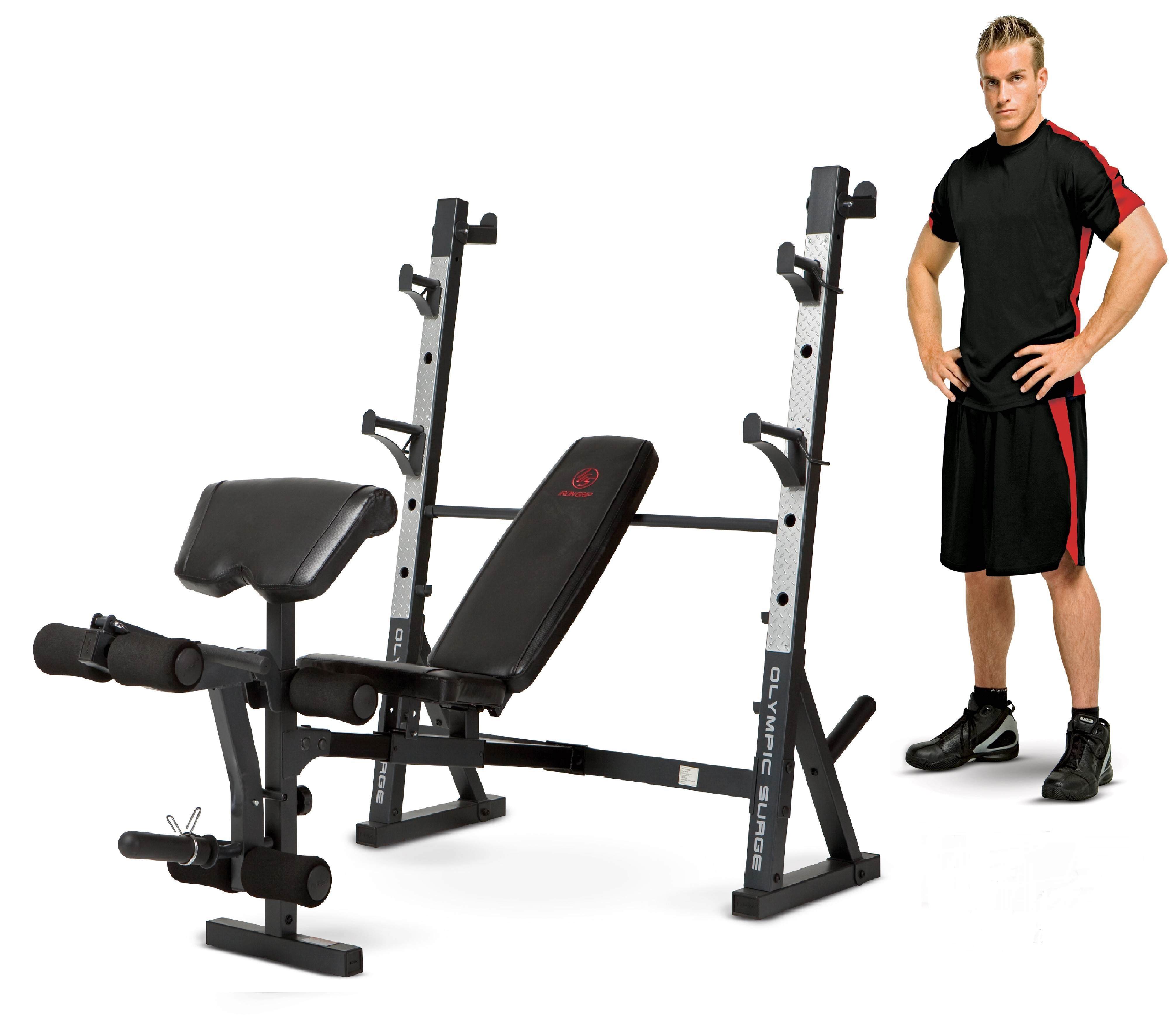 Marcy Diamond Olympic Surge Multipurpose Home Gym Workout Weight Bench- Open Box