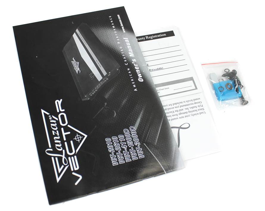 LANZAR AUDIO VCT2610 6000W 2 Channel Car Amplifier + 0/1 Gauge Amp Install Kit