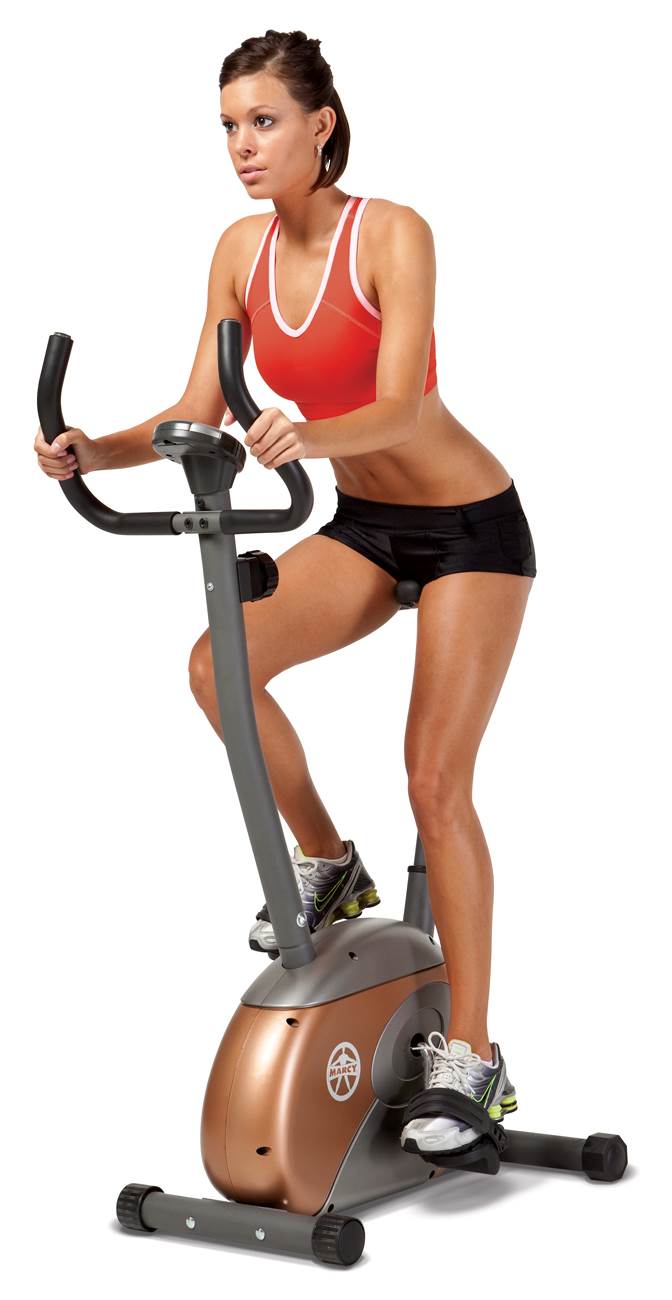 Marcy Upright Magnetic Exercise Bike Cycling Home Workout Equipment | Open Box