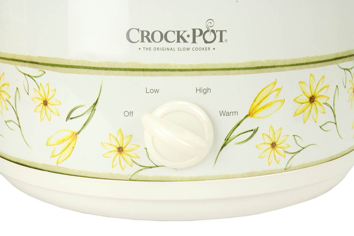 Crock-Pot SCR500-GF Classic 5 Quart 5 Lb Round Manual Slow Cooker - Damaged