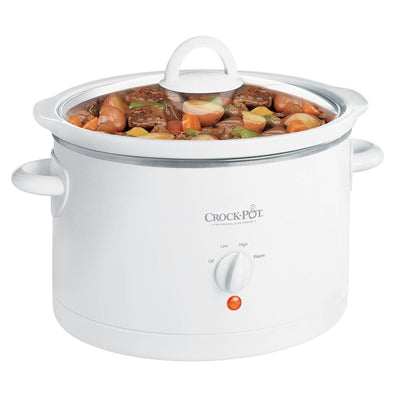 Crock-Pot 3060-W-NP Classic 6 Quart 6 Lb Round Manual Slow Cooker - Open Box