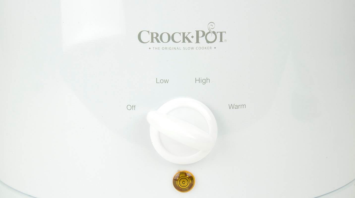 Crock-Pot 3060-W-NP Classic 6 Quart 6 Lb Round Manual Slow Cooker - Open Box