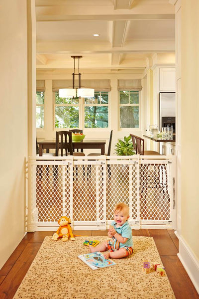 North States Extra Wide Supergate Baby/Pet Safety Play Gate - 8749 (Open Box)