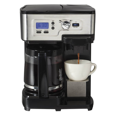 Hamilton Beach 2-Way FlexBrew Digital 1-12 Cup Coffeemaker K-Cup (Used)
