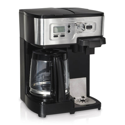 Hamilton Beach 2-Way FlexBrew Digital 1-12 Cup Coffeemaker K-Cup (Used)