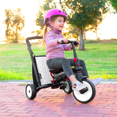 smarTrike Bunny Zoo Animal 7 in 1 Folding Kid Stroller Tricycle for 9-36 Months