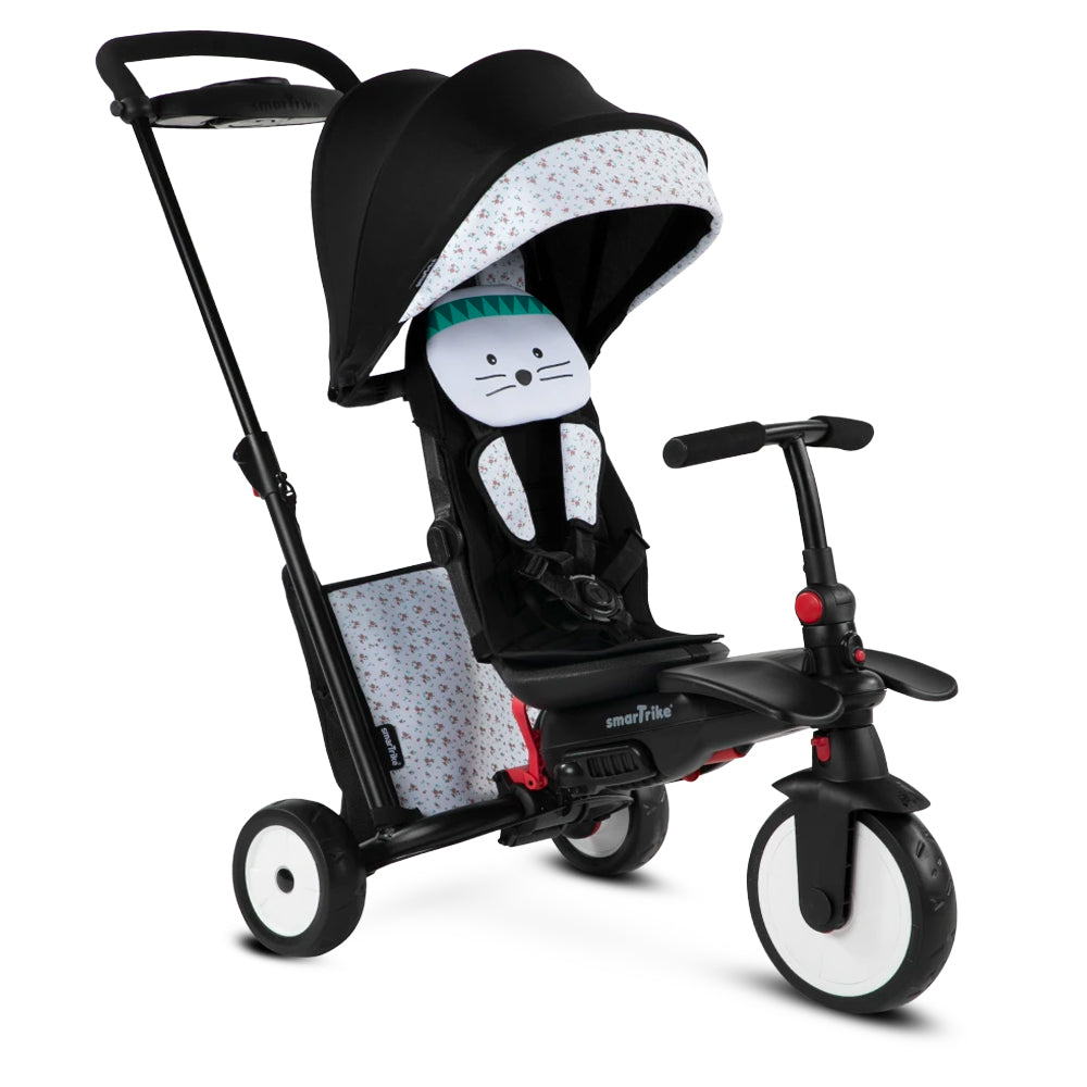 smarTrike Bunny Zoo Animal 7 in 1 Folding Kid Stroller Tricycle for 9-36 Months