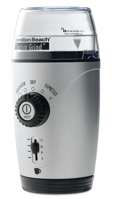 Hamilton Beach Custom Kitchen Grind Hands-Free 12 Cup Coffee Grinder (Open Box)
