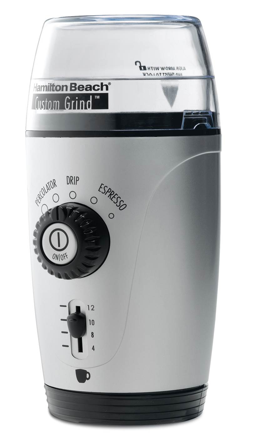 Hamilton Beach Custom Kitchen Grind Hands-Free 12 Cup Coffee Grinder (Open Box)