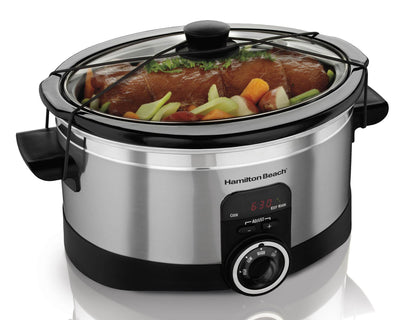 Hamilton Beach Simplicity Digital 6Qt Programmable Slow Cooker (Open Box)