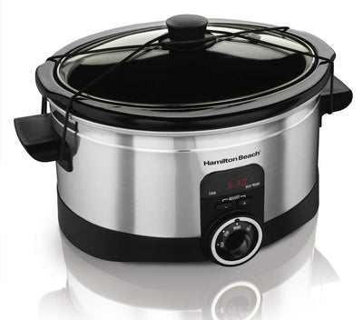 Hamilton Beach Simplicity Digital 6Qt Programmable Slow Cooker (Open Box)