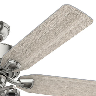 Hunter Fan Company Devon Park 52" Ceiling Fan with 3 Lights, Brushed Nickel