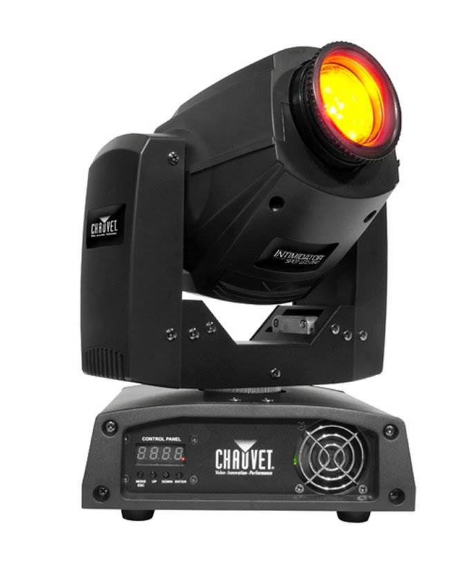 (2) CHAUVET Intimidator Spot 255 LED Lights w/ (2) ADJ Mega Par Profile Lights