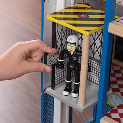 KidKraft Deluxe Home Town Heroes Rescue Wooden Play Set w/ Accessories | 63259