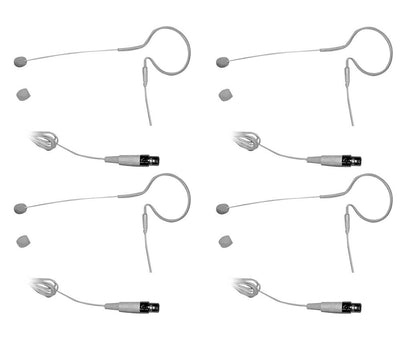 4) PYLE PMEMS10 In-Ear Mini XLR Omni-Directional Microphone Mic for Shure System - VMInnovations