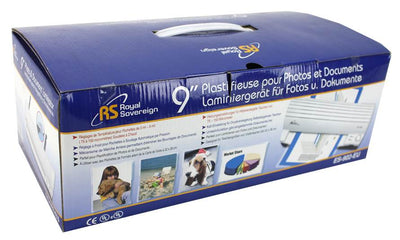 Royal Sovereign 9" Multi Purpose Thermal Cold/Hot Laminator Machine (Open Box)