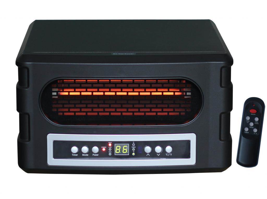 Source Green LifeSmart 1000 Watt Infrared Quartz Portable Heater (Open Box)