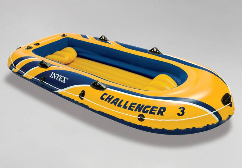Intex Challenger 3 Inflatable Three-Person Boat Raft | 68369EP (Open Box)