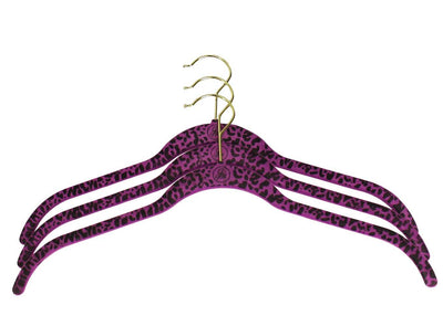 60-Piece Flocked Non Slip Velvet Brass Clothes Hanger Set - Open Box