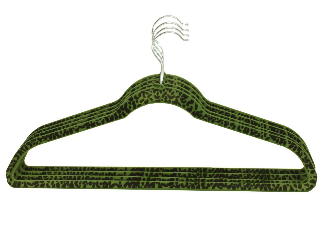 60-Piece Flocked Non Slip Velvet Chrome Clothes Hanger Set w/ Hooks (Open Box)