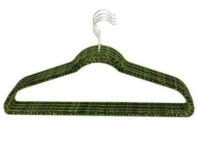 60-Piece Flocked Non Slip Velvet Chrome Clothes Hanger Set w/ Hooks (Open Box)