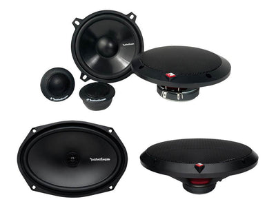 Rockford Fosgate R152-S 5.25" 80W + R169X2 6x9" 130W 2-Way Car Speakers